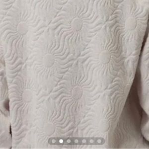 Spiritual Gangster Women’s Jacquard Toweling Sweater size Small Nwt